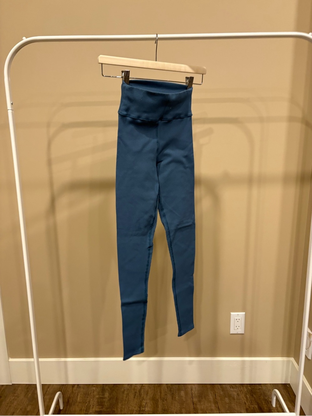 Kids High-Waist Teal Leggings